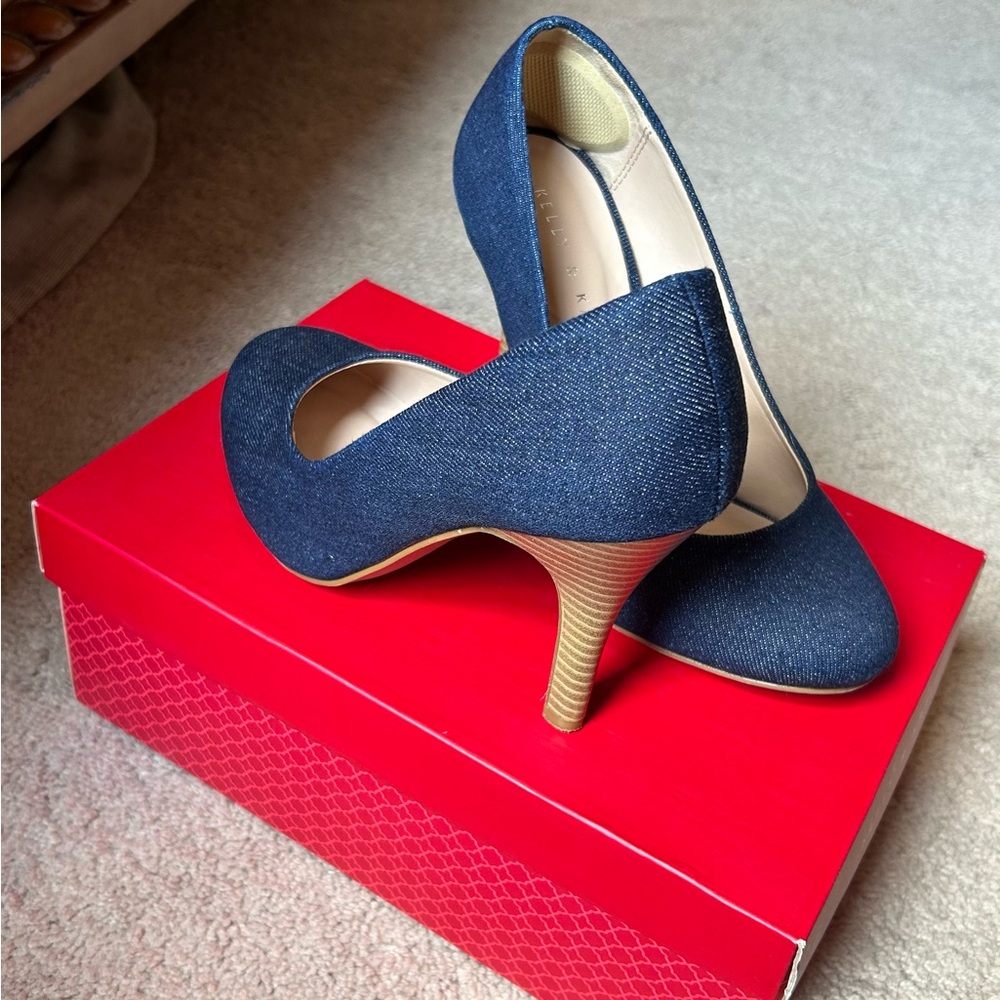 Kelly & Katie denim pumps in size 7.5 - barely worn!